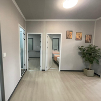 Maison préfabriquée en conteneur mobile pliable extensible de luxe à 2 chambres, 40 pieds sur 20 pieds, à vendre