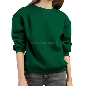 เสื้อถักคอเต่าของผู้หญิงเสื้อสเวตเชิ้ตสั้นมีซิปด้านหน้าพิมพ์ลายโลโก้ด้านหน้า100% ผ้าฝ้าย - Product Image 4