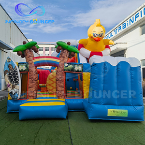 Nuevo diseño al aire libre comercial que rebota casas castillo inflable salto Castillo rebote casa inflable Combo Hupfburg para la venta - Product Image 2