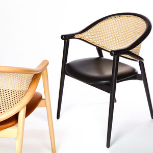 Silla de restaurante de madera maciza de diseño moderno con cojín suave para uso en el hogar, Hotel, cocina, comedor, novedad - Product Image 3