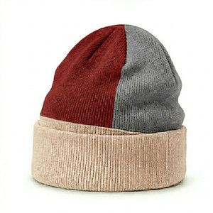 Designer Beanies <b>Hat</b> For Stylish Soft Fabric Comfortable Fit Trendy Casual Winter Fashion Jacquard For Daily Wear - Product Image 1