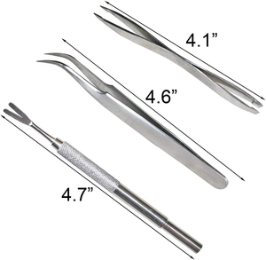 8 Pcs Set Customized Stainless Steel Acne <b>Blackhead</b> Removal Needles Pimple Spot Comedo <b>Extractor</b> <b>Tools</b> - Product Image 2