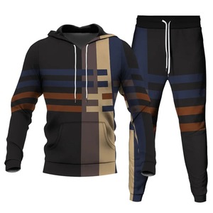 Otoño Halloween 3D Impreso Sudadera con capucha Traje Hombres Sudaderas Pantalones de chándal Moda informal Conjunto de chándal de dos piezas Ropa de hombre - Product Image 1