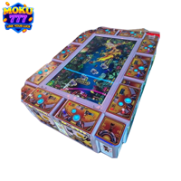 Borne de jeu de pêche professionnelle 8 joueurs, Table d'arcade, Logiciel vidéo, Application Golden Dragon Skill, Terminal rechargeable