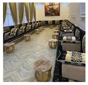 Sofá estilo Majlis árabe, diseño clásico, elegante conjunto para sala de estar, asientos de esquina de lujo, diseño que ahorra espacio - Product Image 1