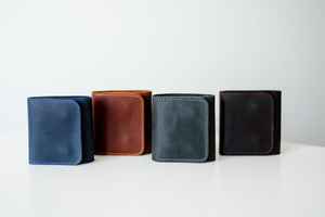 Trifold cuero genuino mujeres bolsos de mano patrón de Palma señoras cartera tarjetero - Product Image 3