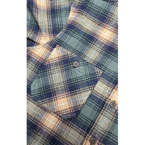 Camisa de Franela a Cuadros Vintage para Hombre, Personalizada, 100% Algodón Poliéster, Gruesa, Negra y Roja, Retro, Otoño Invierno, con Botones, Manga Larga - Product Image 5