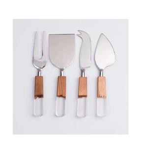 Ensemble de couteaux à fromage élégants en laiton Couteau à fromage à beurre en métal durable avec design simple pour la maison ou la cuisine - Product Image 6