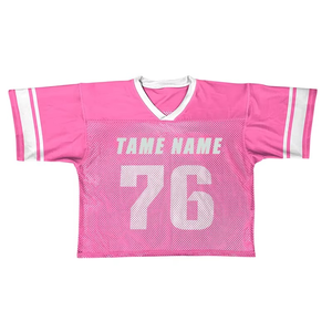 Maillots de football américain en polyester à broderie personnalisée pour hommes, streetwear de luxe à impression design d'équipe, sublimation - Product Image 4