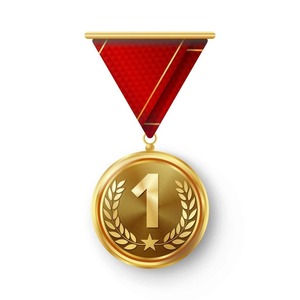 Médailles en métal personnalisées avec ruban pour les gagnants des quiz sportifs et des événements de talents Idéal pour les cadeaux et la distribution de prix - Product Image 2