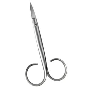 Tijeras profesionales para cutículas de manicura con logotipo personalizado Tijeras pequeñas curvas afiladas extra finas Tijeras para cutículas de 3,5" - Product Image 6