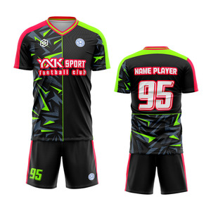 Venta caliente Club de sublimación de fútbol viste uniformes OEM chándal de entrenamiento de fútbol equipo personalizado fútbol americano Jersey - Product Image 2