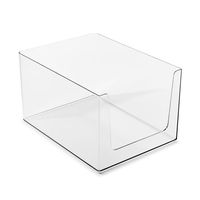 Panier transparent en acrylique pour le stockage des fruits, l'organisation des vêtements et l'utilisation au bureau avec une présentation de table moderne en provenance d'Inde