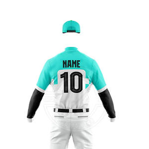 Nueva llegada de logotipo personalizado impreso uniformes de béisbol transpirable conjunto de ropa deportiva con el último diseño - Product Image 4