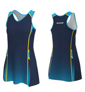 Venta al por mayor bonitos uniformes de netball de diseño, babero de netball, uniforme de netball para mujeres - Product Image 3