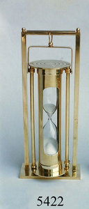 นาฬิกาทรายจับเวลานาฬิกาทรายทะเลของขวัญดูแปซิฟิกแก้วทองเหลืองนาฬิกาทรายจับเวลาของตกแต่งบ้านและสำนักงานมินิสินค้าโบราณ - Product Image 4