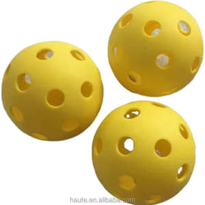 Pelotas de béisbol deportivas de muestra gratis, bolas de béisbol suaves de flujo de aire hueco de plástico para golpear el entrenamiento de béisbol, uso en interiores y exteriores - Product Image 3