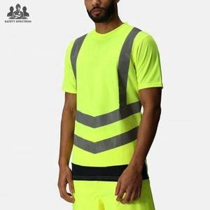 T-shirt de travail industriel pour homme |   Vêtements de travail respirants, imperméables et haute visibilité |   Tissu renforcé haute résistance |   Service OEM - Product Image 4