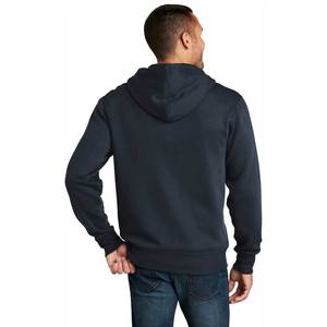 Sudadera con Capucha Deportiva para Hombre de Alta Calidad con Cierre Completo, Diseño Casual, 100% Algodón, Colores Sólidos de Invierno, Etiquetas con Logotipo Personalizado, Diseño en Blanco - Product Image 4