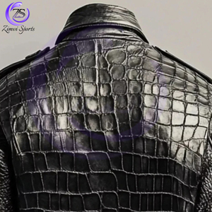 Veste en similicuir texturé haut de gamme pour les amateurs de mode Chaud et élégant Coupe confortable Finition de surface lisse BY Zimvi Sports - Product Image 6