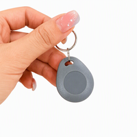 Porte-clés RFID ABS avec numéro laser, 13,56 MHz, Classic 1K 4K ISO14443A, contrôle d'accès, porte-clés RFID IC
