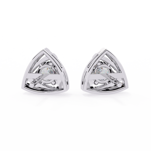 Boucles d'oreilles en or brillant 18 carats avec diamant de laboratoire, boucles d'oreilles de qualité supérieure - Product Image 5