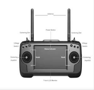 MK32 industry application remote control 15KM HD digital map transmission 1080P resolution one machine dual control - Product Image 3