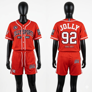 Women baseball jersey short set premium 180 GSM breathable mesh fabric <b>rust</b> pinstripe heat transfer custom logo Women's Sets - Product Image 3