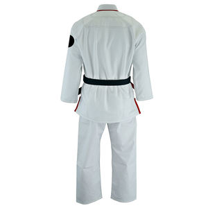 Nuevo Conjunto de Uniforme de Karate Kimono Gi Unisex, Spandex/Poliéster, Transpirable, de Secado Rápido, Alta Calidad, Colores y Patrones Personalizables - Product Image 3