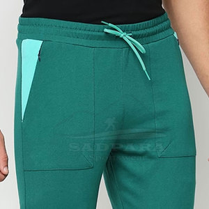 กางเกงสเวตเตอร์ผ้าคอตตอนน้ำหนักเบาสำหรับผู้ชายสไตล์ลำลอง - Product Image 5