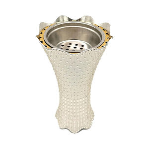 Porte-encens élégant pour décor à la maison meilleure qualité en métal blanc et argent brûleur Bakhoor diffuseur de parfum et porte-encens - Product Image 4
