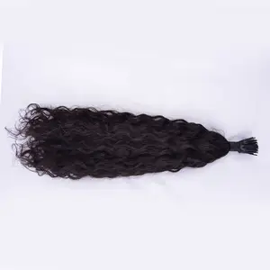 Indian Virgin Hair I-Tips U Tips V Tapes and Micro Rings Lace Toppers Natural hair Vendor DHL Top Wavy Color Double Drawn Thick