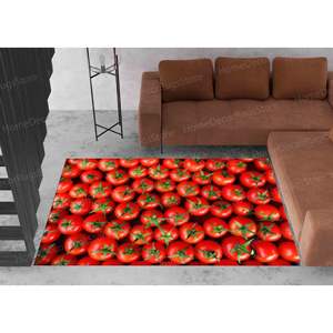 Alfombra con diseño de tomates, alfombra para comedor, alfombra para chef, alfombra para cocina, alfombra personalizada, alfombra suave no tejida - Product Image 5
