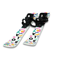 Skis de neige tout-terrain Sola Child - Construction en plastique durable, 3 livres, pour les enfants de 2 à 4 ans, longueur 69,22 cm, OEM