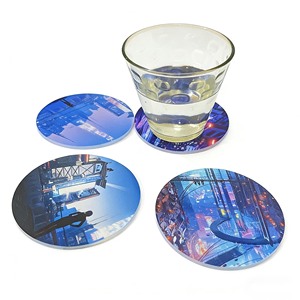 Custom-printed Acrylic Coaster with Personalized UV Printing Patterns