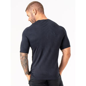 T-shirt de sport pour hommes Spandex Sports Short Sleeve Slim Fit Running T Shirt Male Workout Tee Tops Summer Fitness Clothing - Product Image 2