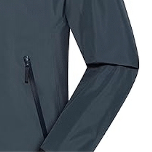 Veste en nylon spandex imperméable et légère pour hommes Veste en nylon à fermeture éclair coupe-vent à séchage rapide et respirant - Product Image 4
