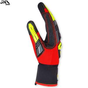 Guantes de protección TPR de cuero genuino de alta calidad al por mayor Guantes de seguridad resistentes a cortes OEM Mejor TPR - Product Image 4