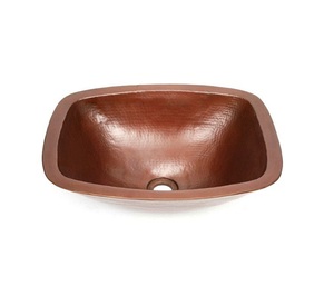 Classic Style 16" Copper Bar <b>Bucket</b> Sink New Drainer Custom Double Wall Kitchen Copper <b>Bucket</b> Direct Manufacturer Supplier - Product Image 2