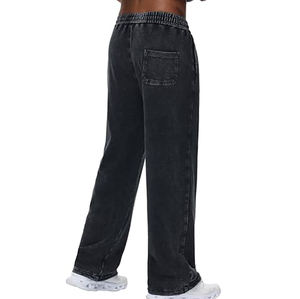 Pantalon de survêtement pour hommes, délavé à l'acide, vêtements de sport, tissu en coton, collection hiver, pantalon de survêtement décontracté et confortable pour hommes - Product Image 2