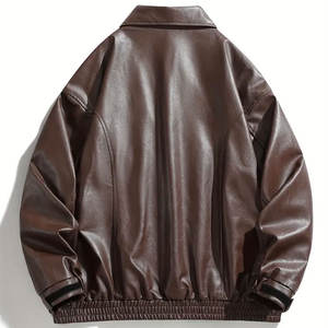 Chaqueta de Cuero para Hombre Otoño Invierno, Chaqueta de Cuero para Hombre de la Mejor Calidad, Chaqueta de Cuero para Hombre de Secado Rápido - Product Image 2