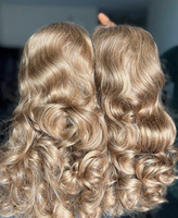 Perruques Lace Front 13X4 HD transparentes pour cheveux humains vietnamiens ondulés (Body Wave) double densité (SDD) avec cuticules alignées, pour femmes noires