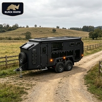 Caravane 4x4 avec salle de bain, cuisine et suspension robuste pour le camping hors route en Australie