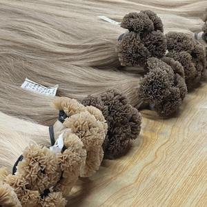 Cabello Vietnamita con Punta en V, 100% Cabello Humano, Grueso desde la Raíz hasta la Punta, Puntas Completas, Precio de Fábrica, Superventas - Product Image 1