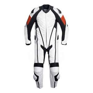 Dernière conception de combinaison de moto pour hommes personnalisée en cuir véritable combinaison de moto/vente à chaud en cuir mode combinaisons de vélo d'équitation - Product Image 6