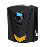 Compresseur d'air portable 12V 150 PSI 120W avec cylindre métallique, débit de 25 L/min, arrêt automatique rapide, pompe à pneus électrique