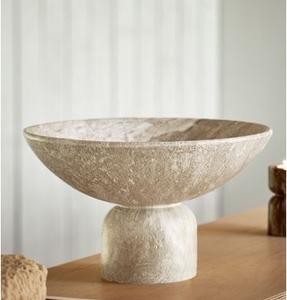 Bol de service en marbre de haute qualité avec construction durable et un design moderne et élégant pour une esthétique de cuisine haut de gamme - Product Image 4