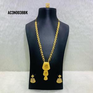 Gold Plated Jewelry One Gram Gold Exclusive Fashion <b>Necklace</b> Set <b>for</b> Girl & Woman - Product Image 1