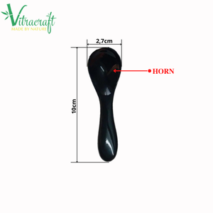ฮอร์นธรรมชาติ100% ช้อนฮอร์นสีดำช้อนช้อนฝีมือเวียดนามเป็นของขวัญที่มีความหมายสำหรับคนที่คุณรักเวียดนามทำด้วยมือ - Product Image 6