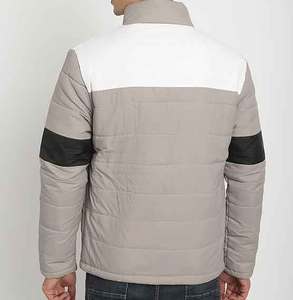 Chaqueta acolchada de invierno para hombre de alta calidad con cremallera Logotipo personalizable Cuello con capucha Abrigos de plumón OEM - Product Image 2